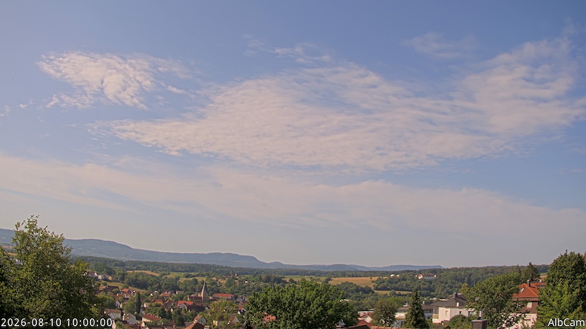 Live-kamerakanal från AlbCam - Göppingen, Germany i View from Göppingen to SSW