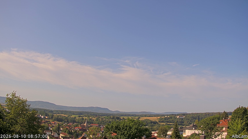 Live-kamerakanal från AlbCam - Göppingen, Germany i View from Göppingen to SSW