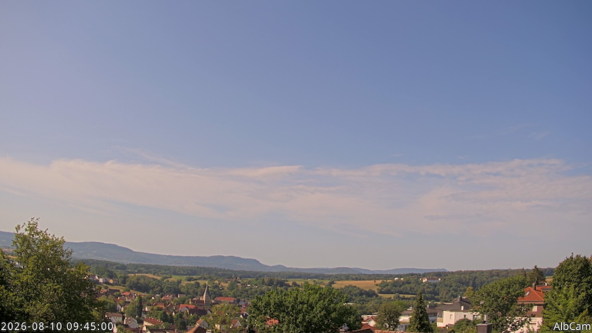 Živý kamerový kanál z AlbCam - Göppingen, Germany v View from Göppingen to SSW
