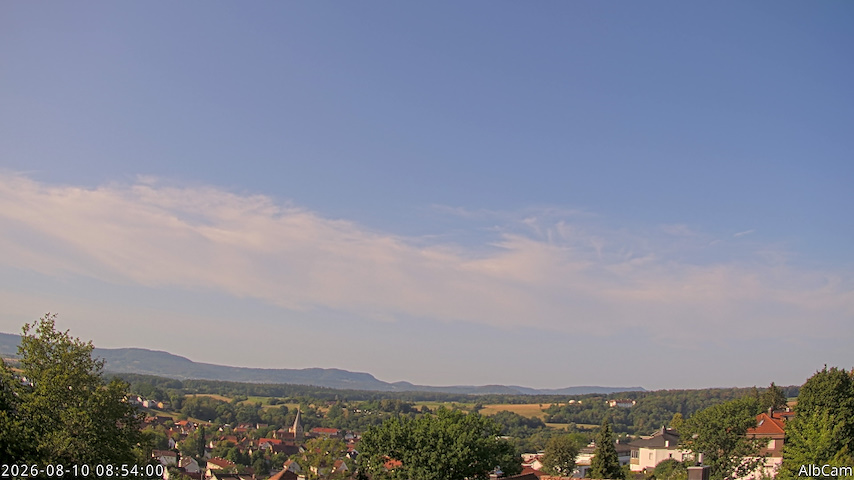 Kanal s kamerom uživo iz AlbCam - Göppingen, Germany u View from Göppingen to SSW