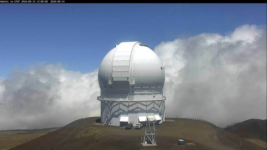 Tiešraides kameras kanāls no Canada-France-Hawaii Telescope - North Hawaii