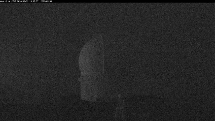Live camera feed from Canada-France-Hawaii Telescope - North in Hawaii