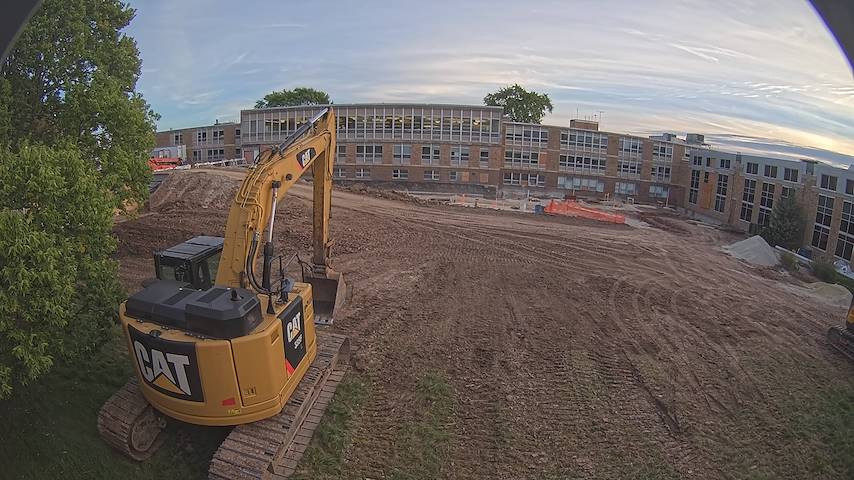 Live camera feed from CUW School of Nursing Construction Camera in Concordia University Wisconsin