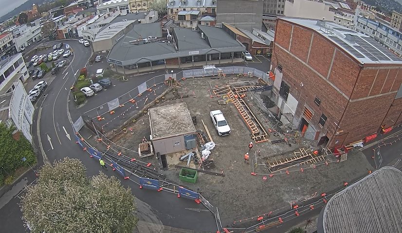 Canal de càmera en directe de Earl Arts Centre a Earl St, Launceston
