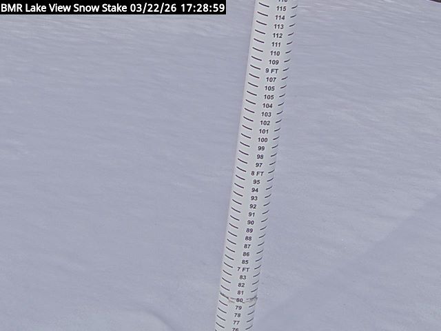 Lakeview Snow Depth Image