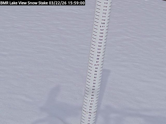 Lakeview Snow Depth Image